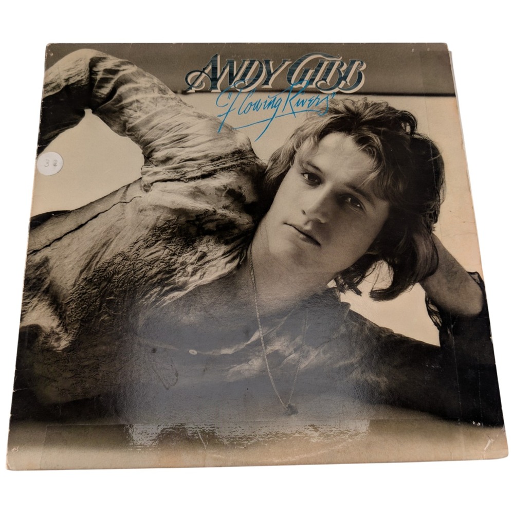 Andy Gibb Flowing Rivers LP RSO 1977 US RS-1-3019 2394 183 EX/VG